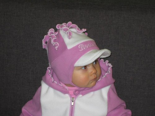 Soupravička fleece pro holčičky 1-2 roky — foto 5