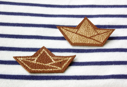 Brož "Origami boat" — foto 2
