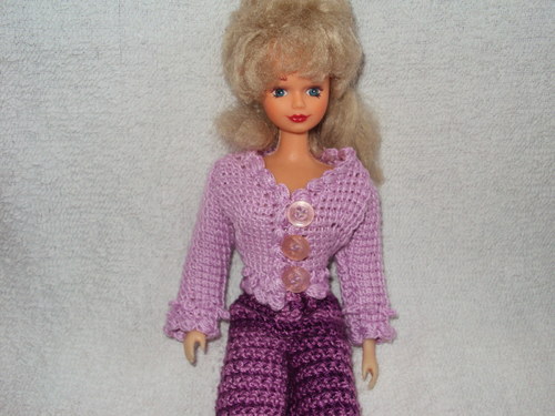 Háčkovaná halenka pro Barbii XI — foto 2