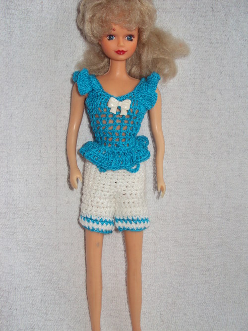 Háčkovaná halenka pro Barbii XIV — foto 2