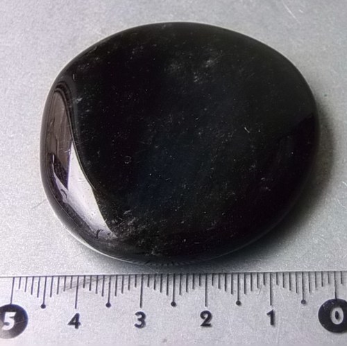 Obsidián stříbrný - placička 475 — foto 2
