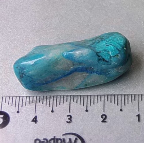 Chryzokol - tromlovaný D476 — foto 2