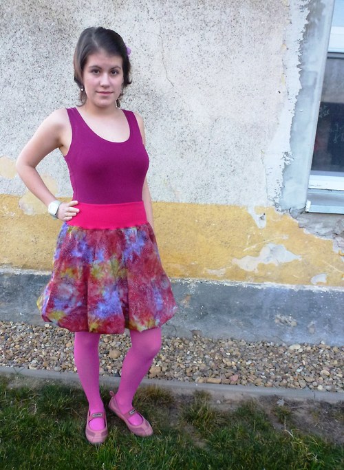 Spirálková - balonová sukně — foto 2