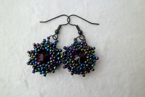 Swarovski rivoli "Rainbow Amethyst" — foto 5