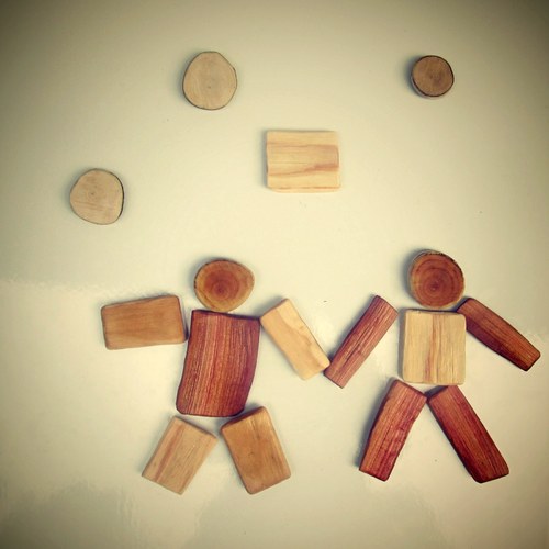 Dřevíčka -magnety+ pytlíček — foto 5