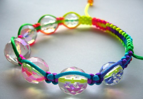 Duhový náramek Shamballa — foto 2