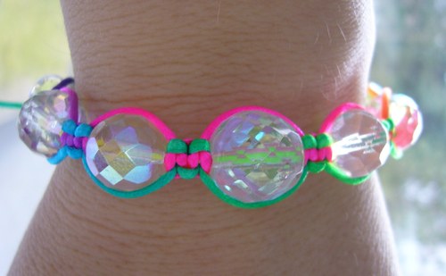 Duhový náramek Shamballa — foto 3