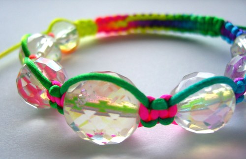 Duhový náramek Shamballa — foto 4