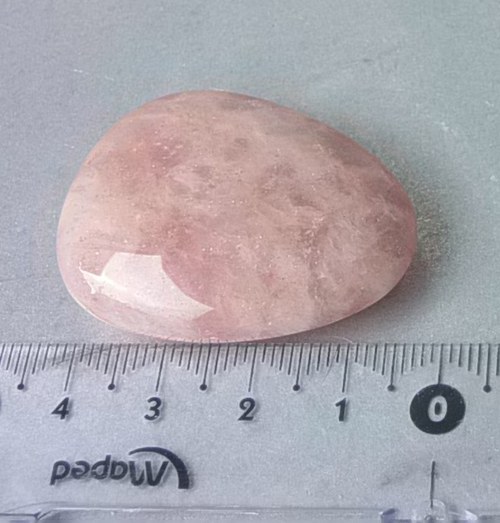 Křemen jahodový placka - D490 — foto 2