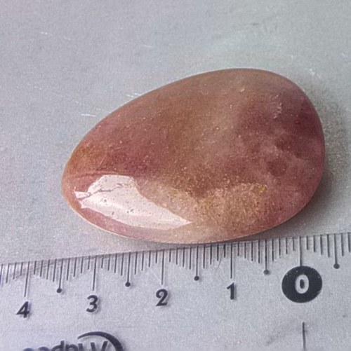 Křemen jahodový placka - D492 — foto 2