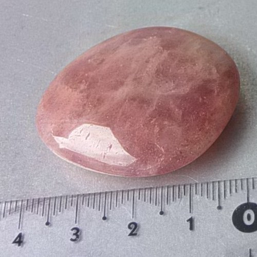 Křemen jahodový placka - D495 — foto 2