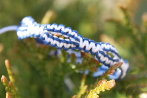 Náramek makramé/shamballa — foto 6