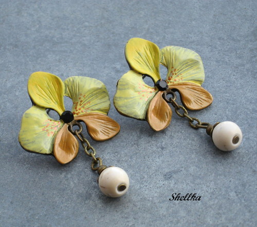 Náhrdelník - medailonek ,,ORCHIDEJ,,4 — foto 4