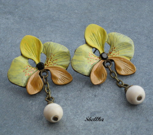 Náušnice ,,ORCHIDEJ,,4 — foto 2