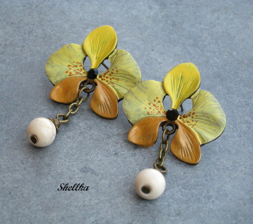 Náušnice ,,ORCHIDEJ,,4 — foto 3