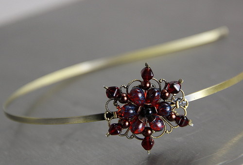 Čelenka : " Golden red flower " — foto 2