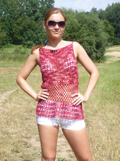Halenka háčkovaná — foto 5