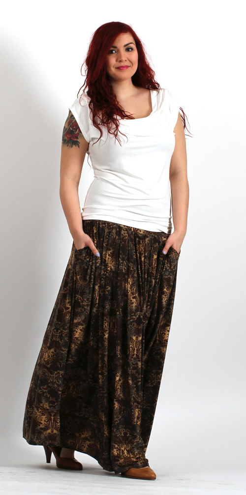 Pohodlná dlouhá sukně — foto 2