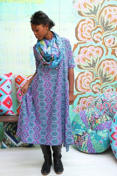 Látka Amy Butler Hapi Camel Blanket — foto 3