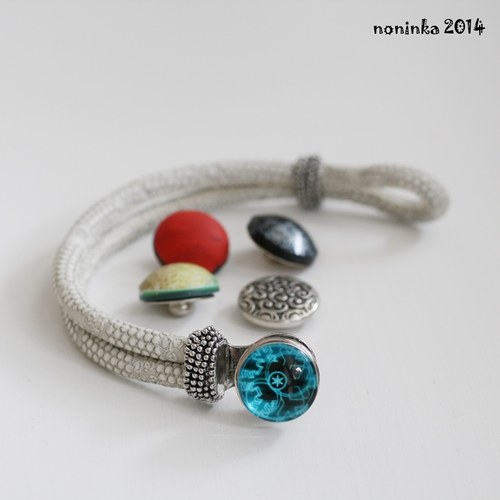 Variabilní náramek bílý — foto 2