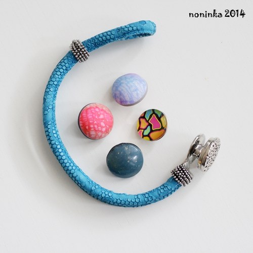 Variabilní náramek modrý — foto 3