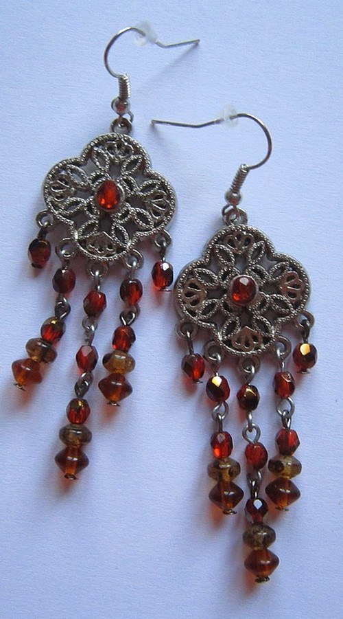 Orientální visací náušnice — foto 2