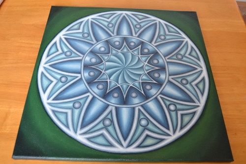 Modrá mandala — foto 2