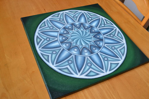 Modrá mandala — foto 3