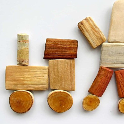 Dřevíčka - magnety + pytlíček — foto 2