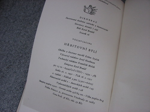 Hřbitovní Býlí, V. Lacina, 1952 — foto 4