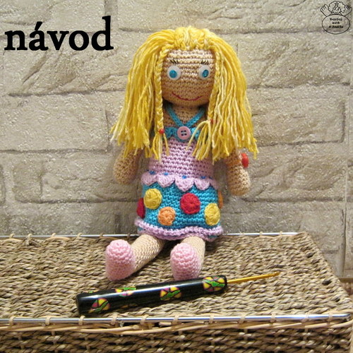 Háčkovaná panenka Dorotka_návod — foto 3