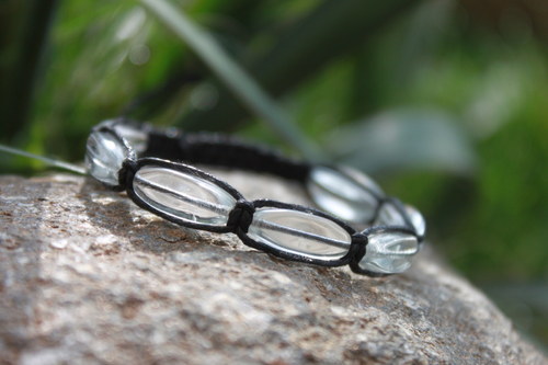 Náramek makramé/shamballa — foto 4