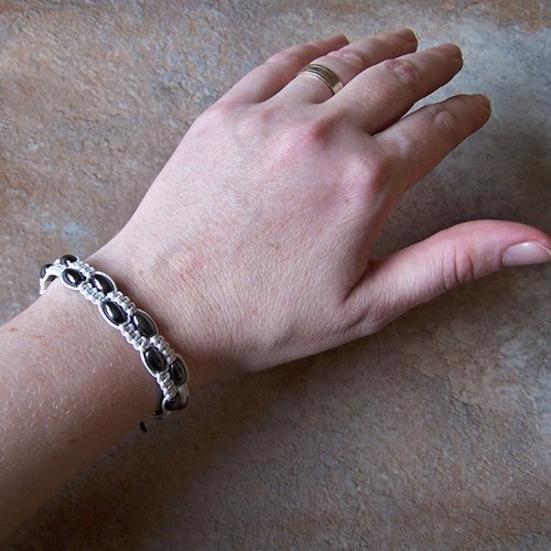 Náramek SHAMBALLA - Hematit — foto 4