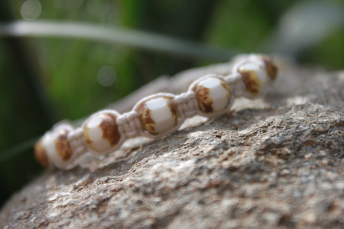 Zajímavý.. Náramek makramé/shamballa — foto 4