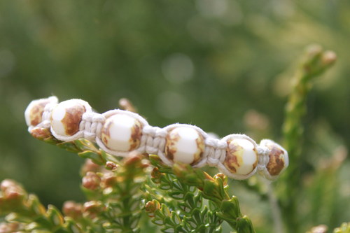 Zajímavý.. Náramek makramé/shamballa — foto 5