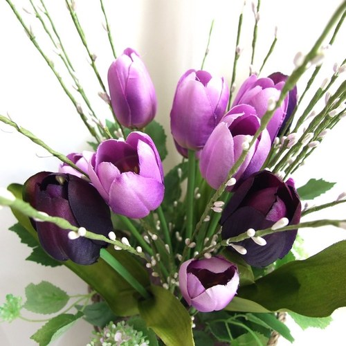 Fialové tulipány — foto 3
