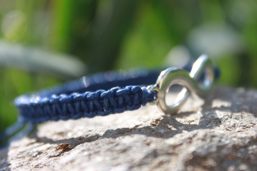 Infinity.. Náramek makramé/shamballa — foto 5