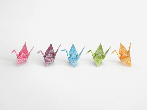 Origami jeřáb - přímo do ouška — foto 2