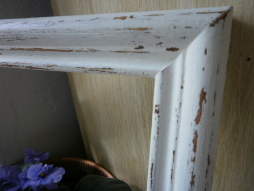 Bílý rámeček, patina - KOUZELNÝ VENKOV - SLEVA — foto 2