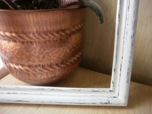 Bílý rámeček, patina - KOUZELNÝ VENKOV - SLEVA — foto 4