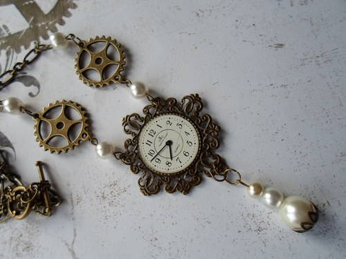Steampunkový náhrdelník — foto 2