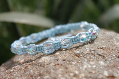 Náramek makramé/shamballa — foto 4