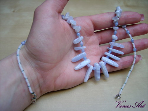 Náhrdelník s minerály "CHALCEDON" — foto 2