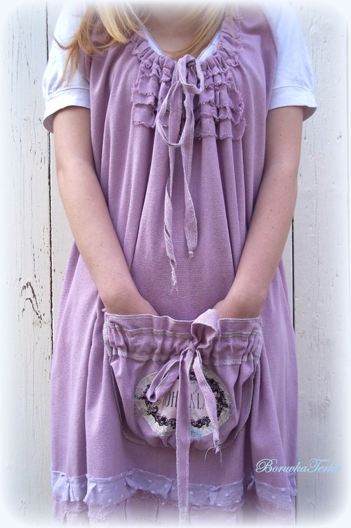 Lněné,Shabby Chic-lila — foto 2