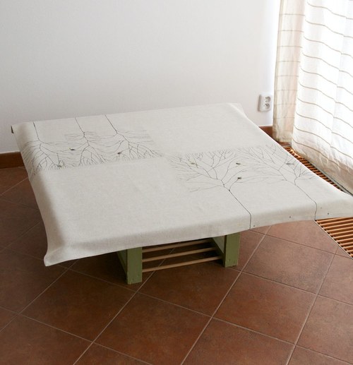 Ubrus- Ptačí stromy — foto 2