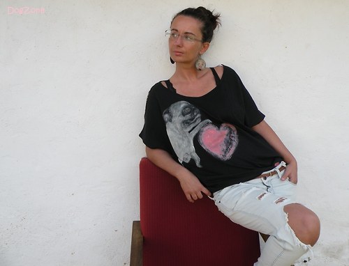Mopsík valentýnkou.....triko 50% sleva — foto 5