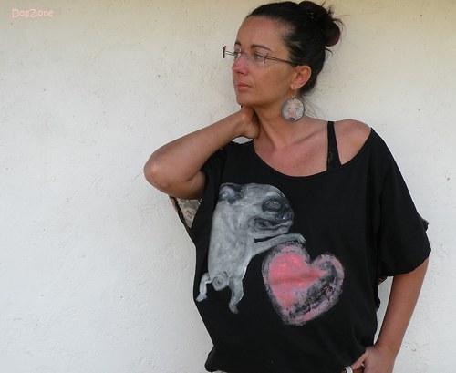 Mopsík valentýnkou.....triko 50% sleva — foto 4