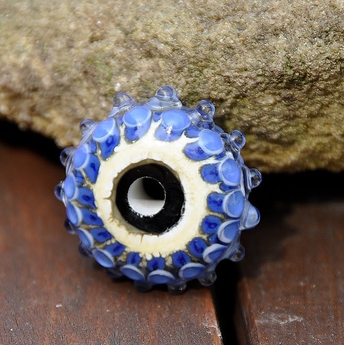 Big hole bead "Modrý donut" — foto 2