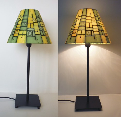 Lampa zelená mozaika — foto 6