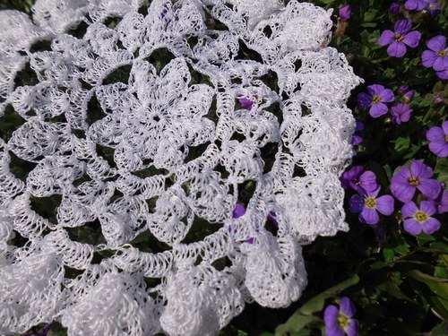 Hačkovaná dečka biela vzdušná — foto 2